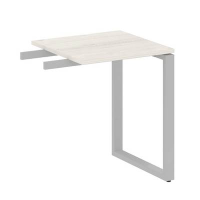 Metal System Style БО.ПР-1 (Дуб Наварра/серый) Приставной элемент на О-образном м/к (используется в качестве брифинга или боковой приставки)