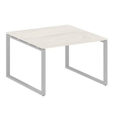 Metal System Style БО.ПРГ-1.2 (Дуб Наварра/серый) Переговорный стол (1 столешница) на О-образном м/к