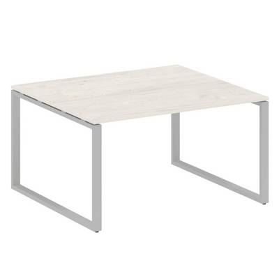 Metal System Style БО.ПРГ-1.3 (Дуб Наварра/серый) Переговорный стол (1 столешница) на О-образном м/к