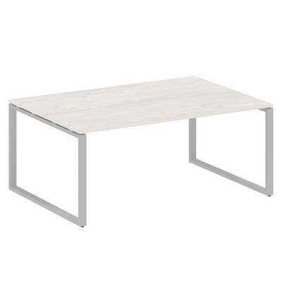 Metal System Style БО.ПРГ-1.5 (Дуб Наварра/серый) Переговорный стол (1 столешница) на О-образном м/к
