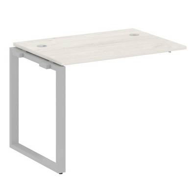 Metal System Style БО.ПРС-СП-1.1 (Дуб Наварра/серый) Проходной наборный элемент рабочей станции  на О-образном м/к  (проходная опора Б.ОСП-72, столешница, комплект траверс)