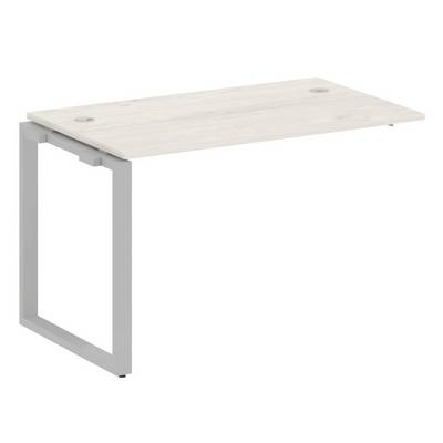 Metal System Style БО.ПРС-СП-1.2 (Дуб Наварра/серый) Проходной наборный элемент рабочей станции на О-образном  м/к(проходная опора Б.ОСП-72, столешница, комплект траверс)