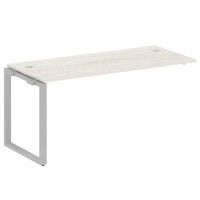 Metal System Style БО.ПРС-СП-1.4 (Дуб Наварра/серый) Проходной наборный элемент рабочей станции на О-образном м/к (проходная опора Б.ОСП-72, столешница, комплект траверс)