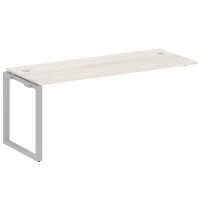 Metal System Style БО.ПРС-СП-1.5 (Дуб Наварра/серый) Проходной наборный элемент рабочей станции на О-образном м/к (проходная опора Б.ОСП-72, столешница, комплект траверс)