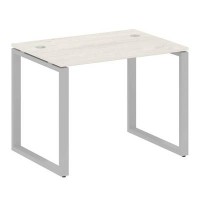 Metal System Style БО.СП-1 (Дуб Наварра/серый) Стол письменный на О-образном м/к