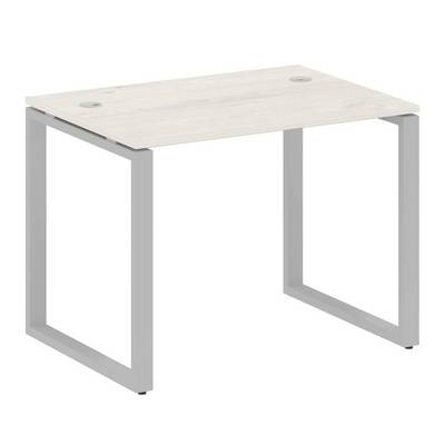 Metal System Style БО.СП-1 (Дуб Наварра/серый) Стол письменный на О-образном м/к