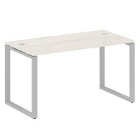 Metal System Style БО.СП-3 (Дуб Наварра/серый) Стол письменный на О-образном м/к