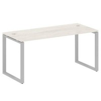 Metal System Style БО.СП-4 (Дуб Наварра/серый) Стол письменный на О-образном м/к