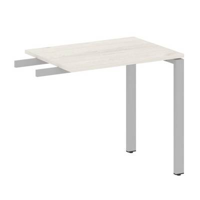 Metal System Style БП.ПР-2 (Дуб Наварра/серый) Приставной элемент на П-образном м/к (используется в качестве брифинга или боковой приставки)