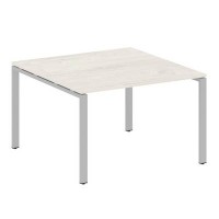 Metal System Style БП.ПРГ-1.2 (Дуб Наварра/серый) Переговорный стол (1 столешница) на П-образном м/к