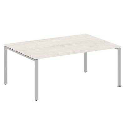 Metal System Style БП.ПРГ-1.5 (Дуб Наварра/серый) Переговорный стол (1 столешница) на П-образном м/к