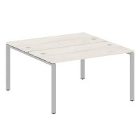 Metal System Style БП.РАС-СП-2.3 (Дуб Наварра/серый) Рабочая станция на П-образном м/к