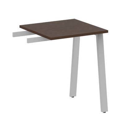 Metal System Style БА.ПР-1 (Венге цаво/серый) Приставной элемент на А-образном м/к (используется в качестве брифинга или боковой приставки)