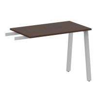 Metal System Style БА.ПР-3 (Венге цаво/серый) Приставной элемент на А-образном м/к (используется в качестве брифинга или боковой приставки)