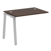 Metal System Style БА.ПРС-СП-1.1 (Венге цаво/серый) Проходной наборный на А-образном м/к элемент рабочей станции (проходная опора Б.ОСП-72, столешница, комплект траверс)