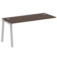 Metal System Style БА.ПРС-СП-1.4 (Венге цаво/серый) Проходной наборный элемент рабочей станции на А-образном м/к (проходная опора Б.ОСП-72, столешница, комплект траверс)