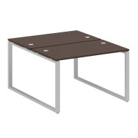 Metal System Style БО.РАС-СП-2.2 (Венге цаво/серый) Рабочая станция на О-образном м/к