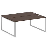 Metal System Style БО.РАС-СП-2.5 (Венге цаво/серый) Рабочая станция на О-образном м/к