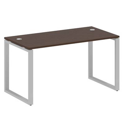 Metal System Style БО.СП-3 (Венге цаво/серый) Стол письменный на О-образном м/к