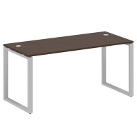 Metal System Style БО.СП-4 (Венге цаво/серый) Стол письменный на О-образном м/к