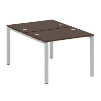 Metal System Style БП.РАС-СП-2.1 (Венге цаво/серый) Рабочая станция на П-образном м/к