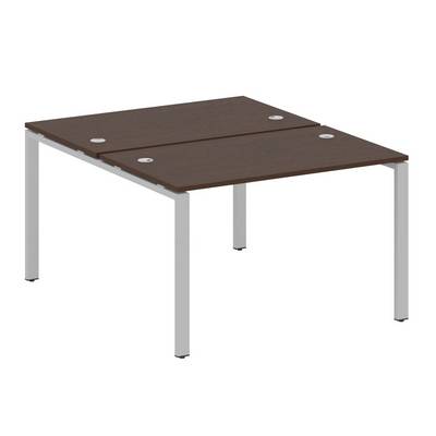 Metal System Style БП.РАС-СП-2.2 (Венге цаво/серый) Рабочая станция на П-образном м/к