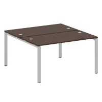 Metal System Style БП.РАС-СП-2.3 (Венге цаво/серый) Рабочая станция на П-образном м/к