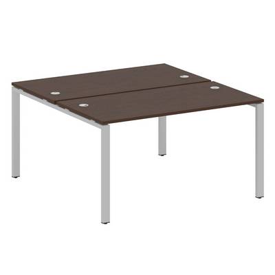 Metal System Style БП.РАС-СП-2.3 (Венге цаво/серый) Рабочая станция на П-образном м/к