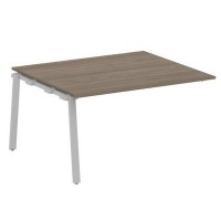 Metal System Style БА.ППРГ-3 (Вяз благородный/серый) Проходной наборный элемент переговорного стола на А-образном м/к (проходная опора Б.ОСП-123, столешница, два комплекта траверс)