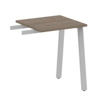 Metal System Style БА.ПР-1 (Вяз благородный/серый) Приставной элемент на А-образном м/к (используется в качестве брифинга или боковой приставки)