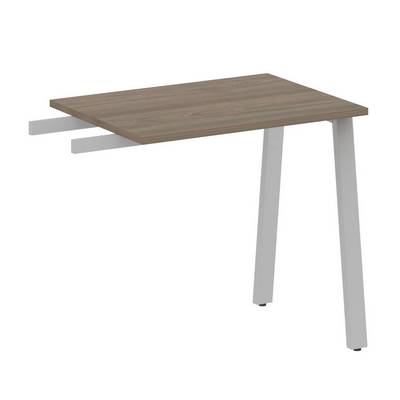 Metal System Style БА.ПР-2 (Вяз благородный/серый) Приставной элемент на А-образном м/к (используется в качестве брифинга или боковой приставки)