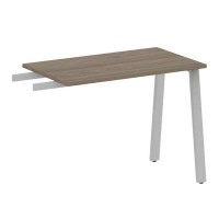 Metal System Style БА.ПР-3 (Вяз благородный/серый) Приставной элемент на А-образном м/к (используется в качестве брифинга или боковой приставки)