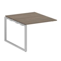 Metal System Style БО.ППРГ-1 (Вяз благородный/серый) Проходной наборный элемент переговорного стола на О-образном м/к (проходная опора Б.ОСП-123, столешница, два комплекта траверс)