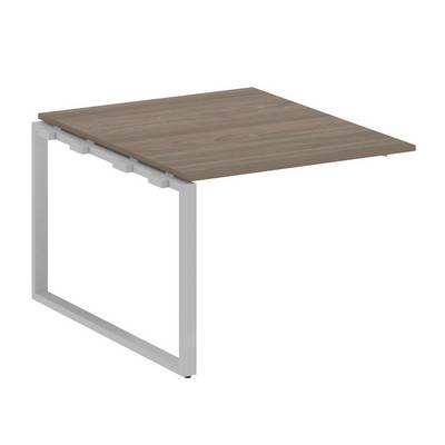 Metal System Style БО.ППРГ-1 (Вяз благородный/серый) Проходной наборный элемент переговорного стола на О-образном м/к (проходная опора Б.ОСП-123, столешница, два комплекта траверс)