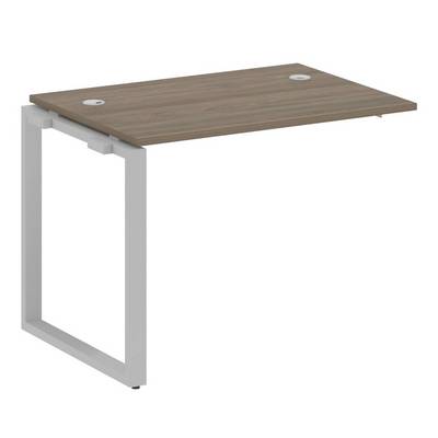 Metal System Style БО.ПРС-СП-1.1 (Вяз благородный/серый) Проходной наборный элемент рабочей станции  на О-образном м/к  (проходная опора Б.ОСП-72, столешница, комплект траверс)