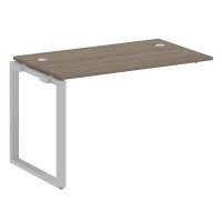 Metal System Style БО.ПРС-СП-1.2 (Вяз благородный/серый) Проходной наборный элемент рабочей станции на О-образном  м/к(проходная опора Б.ОСП-72, столешница, комплект траверс)