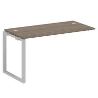 Metal System Style БО.ПРС-СП-1.3 (Вяз благородный/серый) Проходной наборный элемент рабочей станции на О-образномм м/к (проходная опора Б.ОСП-72, столешница, комплект траверс)