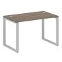 Metal System Style БО.СП-2 (Вяз благородный/серый) Стол письменный на О-образном м/к