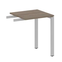 Metal System Style БП.ПР-1 (Вяз благородный/серый) Приставной элемент на П-образном м/к (используется в качестве брифинга или боковой приставки)