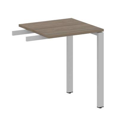 Metal System Style БП.ПР-1 (Вяз благородный/серый) Приставной элемент на П-образном м/к (используется в качестве брифинга или боковой приставки)