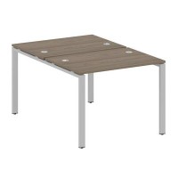 Metal System Style БП.РАС-СП-2.1 (Вяз благородный/серый) Рабочая станция на П-образном м/к