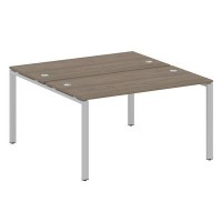 Metal System Style БП.РАС-СП-2.3 (Вяз благородный/серый) Рабочая станция на П-образном м/к