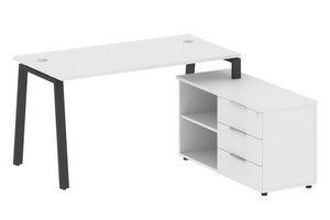 Мебель Metal System белый, антрацит металл