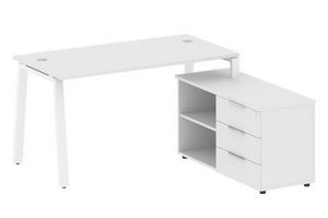 Мебель Metal System белый, белый металл