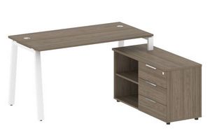 Мебель Metal System вяз благородный, белый металл