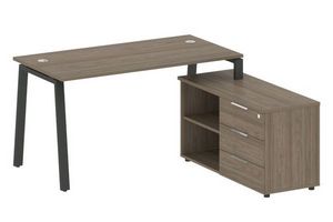 Мебель Metal System вяз благородный, черный металл