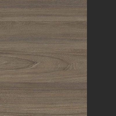 Metal System Style БА.ПРГ-1.2 (Вяз благородный/черный) Переговорный стол (1 столешница) на А-образном м/к