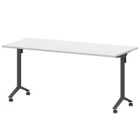 Моби МБ22-160.70 (Белый/Антрацит) Стол мобильный складной