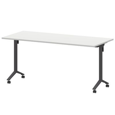 Моби МБ22-160.70 (Белый/Антрацит) Стол мобильный складной