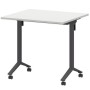 Моби МБ22-80.70 (Белый/Антрацит) Стол мобильный складной